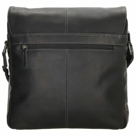 Hide & Stitches Japura Messenger Bag Zwart 20825 5 Hide & Stitches Japura Messenger Bag Zwart 20825 - Afbeelding 3