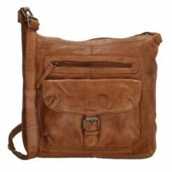 Hide & Stitches Paint Rock Schoudertas 20410 Cognac