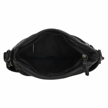 Hide & Stitches Paint Rock Schoudertas 20411 Zwart 6 Hide & Stitches Paint Rock Schoudertas 20411 Zwart - Afbeelding 4