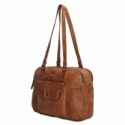 Hide & Stitches Paint Rock Shopper 20407 Cognac -NL Rugzak Verkoopwinkel hide stitches paint rock shopper 20407 cognac 1