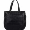 Cowboysbag Big Croco Handbag Midvale Black 1 Cowboysbag Big Croco Handbag Midvale Black -NL Rugzak Verkoopwinkel hnadbag midvale3359 000100 black 1