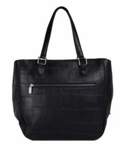 Cowboysbag Big Croco Handbag Midvale Black -NL Rugzak Verkoopwinkel hnadbag midvale3359 000100 black 3