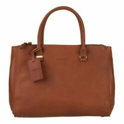Burkely Vintage Wieske 2-Zipper Shoulder Bag Cognac