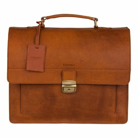 Burkely Vintage Scott Briefcase Cognac 3 Burkely Vintage Scott Briefcase Cognac