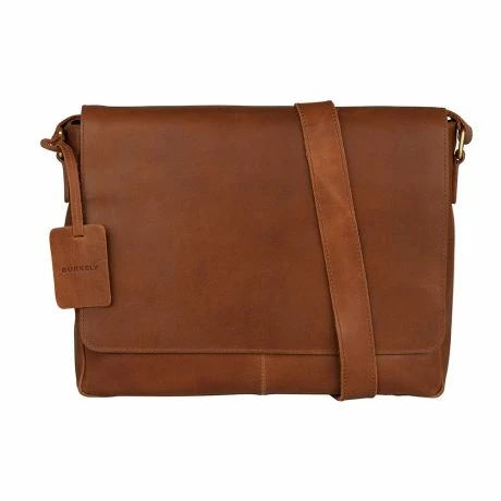 Burkely Vintage Juul Messenger Bag Cognac 3 Burkely Vintage Juul Messenger Bag Cognac