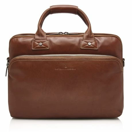 Castelijn & Beerens Firenze Business 3-Vaks Laptoptas 15.6'' Licht Bruin 3 Castelijn & Beerens Firenze Business 3-Vaks Laptoptas 15.6'' Licht Bruin