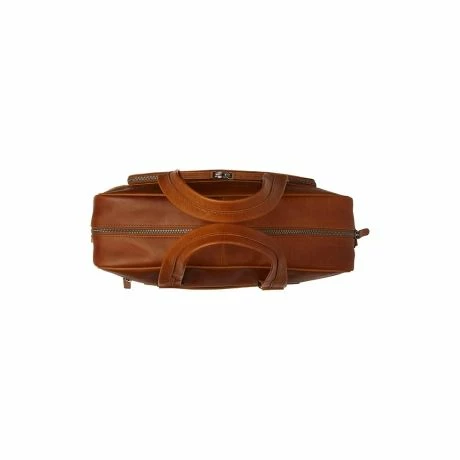 Chesterfield Singapore Laptoptas 15" Schoudertas Cognac 6 Chesterfield Singapore Laptoptas 15" Schoudertas Cognac - Afbeelding 4