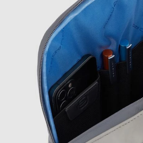 Piquadro Urban Mono Sling Bag Black/Grey Blue 7 Piquadro Urban Mono Sling Bag Black/Grey Blue - Afbeelding 5