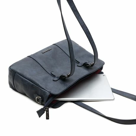 Wimona Angelina Schoudertas Darkblue 6 Wimona Angelina Schoudertas Darkblue - Afbeelding 4