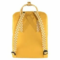Fjallraven Fjällräven Kanken Rugzak Ochre / Chess Pattern -NL Rugzak Verkoopwinkel kanken ochre chess 2
