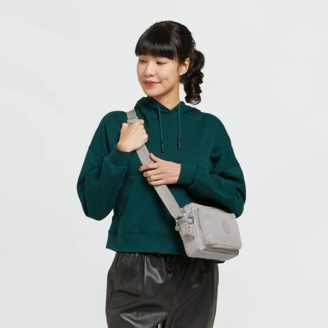 Kipling Abanu Medium Crossbody Grey Gris 7 Kipling Abanu Medium Crossbody Grey Gris - Afbeelding 5