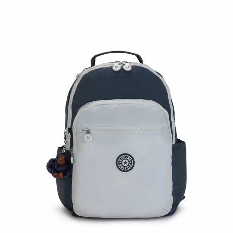 Kipling Seoul Rugzak True Blue Grey 3 Kipling Seoul Rugzak True Blue Grey