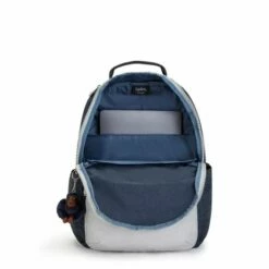 Kipling Seoul Rugzak True Blue Grey 14 Kipling Seoul Rugzak True Blue Grey -NL Rugzak Verkoopwinkel kpki5140u84 3