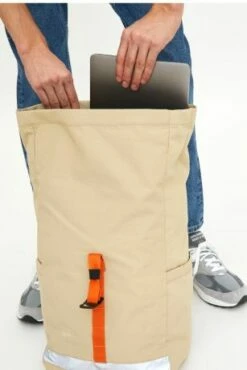 Lefrik Lars Roll Backpack 15,6" Vandra Stone Ripstop -NL Rugzak Verkoopwinkel lefrik aw22 220583 copia