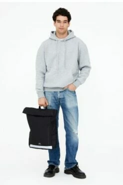 Lefrik Roll Reflective Backpack 15,6" Deep Green -NL Rugzak Verkoopwinkel lefrik ecommerce roll reflective black 1