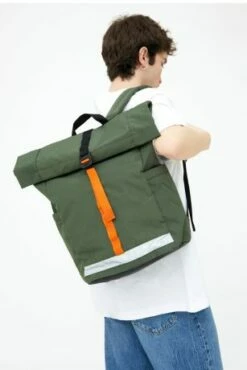 Lefrik Lars Roll Backpack 15,6" Vandra Pine Ripstop -NL Rugzak Verkoopwinkel lefrik ss23 drop 137247 copia