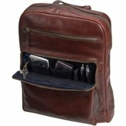 Leonhard Heyden Cambridge Rugzak Red Brown -NL Rugzak Verkoopwinkel leonhard heyden cambridge 5269 rucksack 4 2