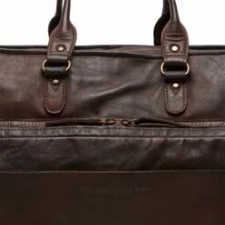 Chesterfield Black Label Rimini Laptoptas 17" Bruin -NL Rugzak Verkoopwinkel leren laptoptas bruin rimini black label 3