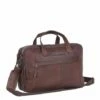 Chesterfield Ryan Laptop Schoudertas Large 17" Brown 1 Chesterfield Ryan Laptop Schoudertas Large 17" Brown -NL Rugzak Verkoopwinkel leren laptoptas bruin ryan