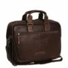 Chesterfield Seth Business Schoudertas 15" Brown 1 Chesterfield Seth Business Schoudertas 15" Brown -NL Rugzak Verkoopwinkel leren laptoptas bruin seth