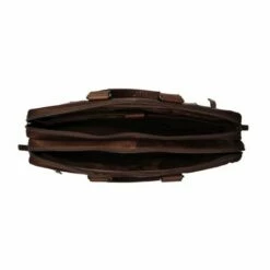Chesterfield Seth Business Schoudertas 15" Brown -NL Rugzak Verkoopwinkel leren laptoptas bruin seth 1 1