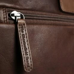 Chesterfield Seth Business Schoudertas 15" Brown -NL Rugzak Verkoopwinkel leren laptoptas bruin seth 2