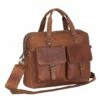Chesterfield Dylan Laptop Schoudertas 17" Cognac -NL Rugzak Verkoopwinkel leren laptoptas cognac dylan