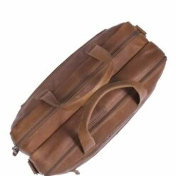 Chesterfield Ryan Laptop Schoudertas Large 17" Cognac -NL Rugzak Verkoopwinkel leren laptoptas cognac ryan 4