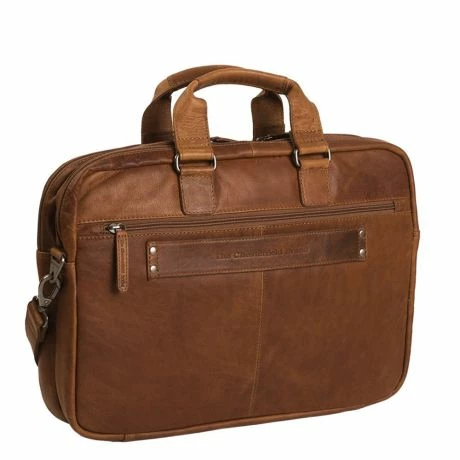 Chesterfield Seth Business Schoudertas 15" Cognac 4 Chesterfield Seth Business Schoudertas 15" Cognac - Afbeelding 2