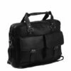 Chesterfield George Laptoptas 15" Black 1 Chesterfield George Laptoptas 15" Black -NL Rugzak Verkoopwinkel leren laptoptas zwart george