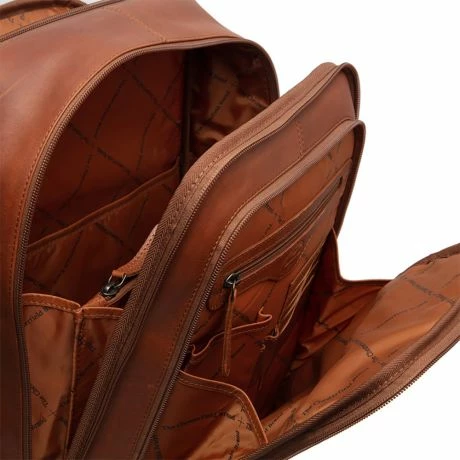 Chesterfield Detroit Leren Rugzak Cognac 7 Chesterfield Detroit Leren Rugzak Cognac - Afbeelding 5