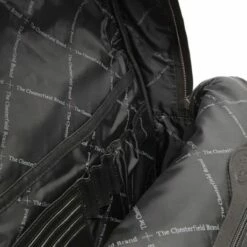 Chesterfield Calgary Rugzak 15" Black -NL Rugzak Verkoopwinkel leren rugzak zwart calgary 1