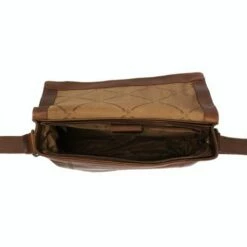 Chesterfield Bay Schoudertas Cognac -NL Rugzak Verkoopwinkel leren schoudertas cognac bay 4