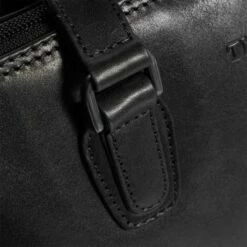 Chesterfield Flint Schoudertas Black -NL Rugzak Verkoopwinkel leren schoudertas zwart flint