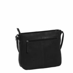 Chesterfield Mumbai Schoudertas Black -NL Rugzak Verkoopwinkel leren schoudertas zwart mumbai 2