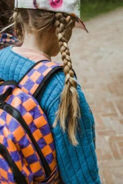 Little Legends Kinderrugzak L Multi Checkerboard -NL Rugzak Verkoopwinkel little legends backpack multi checkerboard 2