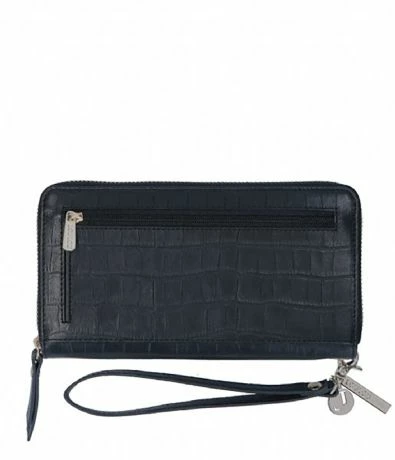 LouLou Essentiels SLB Classic Croc RFID Wallet Black 4 LouLou Essentiels SLB Classic Croc RFID Wallet Black - Afbeelding 2