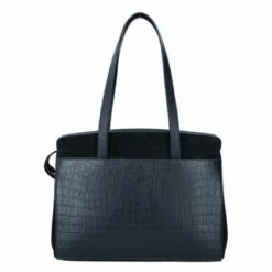 LouLou Essentiels Classy Croc Laptop Schoudertas 13" Black -NL Rugzak Verkoopwinkel loulou 04laptopbag classy croc 4 600
