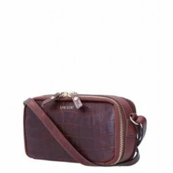 LouLou Essentiels Classy Croc Cacao -NL Rugzak Verkoopwinkel loulou 04mobilebag classy croc cacao 2 600