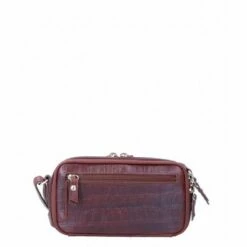 LouLou Essentiels Classy Croc Cacao -NL Rugzak Verkoopwinkel loulou 04mobilebag classy croc cacao 3 600