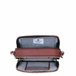 LouLou Essentiels Classy Croc Cacao -NL Rugzak Verkoopwinkel loulou 04mobilebag classy croc cacao 4 600