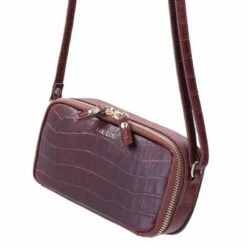 LouLou Essentiels Classy Croc Cacao -NL Rugzak Verkoopwinkel loulou 04mobilebag classy croc cacao 5 600