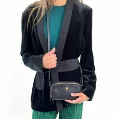 LouLou Essentiels Lazy Lizard Black 8 LouLou Essentiels Lazy Lizard Black -NL Rugzak Verkoopwinkel loulou 04mobilebag lazy lizard black 2 600