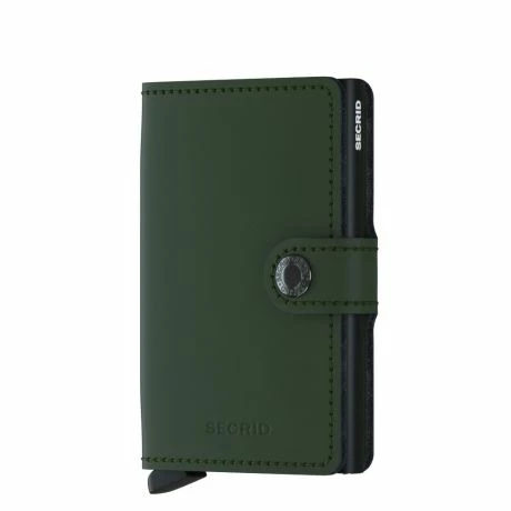 Secrid Mini Wallet Portemonnee Matte Green Black 3 Secrid Mini Wallet Portemonnee Matte Green Black
