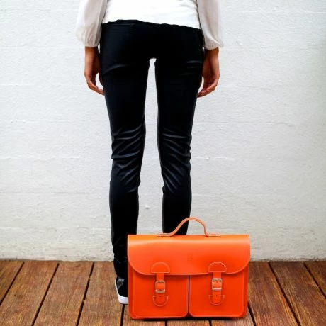 OldSchool Bags Schooltas Extra Large Klassiek Rood 9 OldSchool Bags Schooltas Extra Large Klassiek Rood - Afbeelding 7