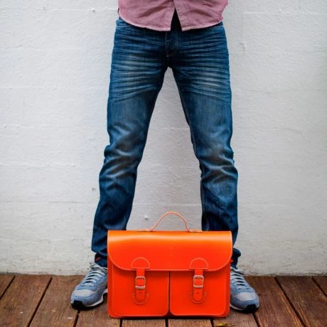 OldSchool Bags Schooltas Extra Large Klassiek Rood 8 OldSchool Bags Schooltas Extra Large Klassiek Rood - Afbeelding 6