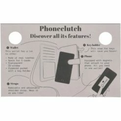 Micmacbags Porto Telefoontasje Zwart -NL Rugzak Verkoopwinkel micmacbags phoneclutch