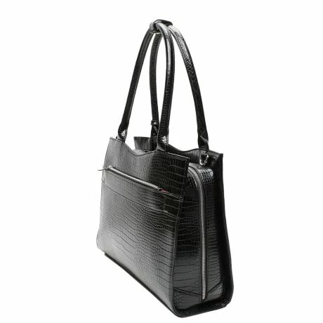 Socha Businessbag Midi 14" Croco Black 4 Socha Businessbag Midi 14" Croco Black - Afbeelding 2