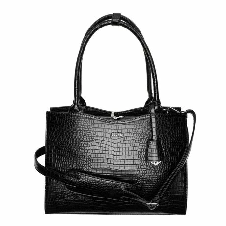 Socha Businessbag Midi 14" Croco Black 7 Socha Businessbag Midi 14" Croco Black - Afbeelding 5