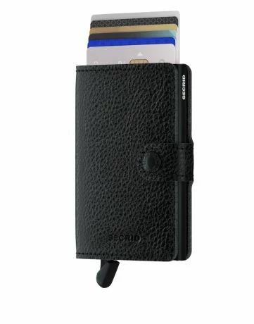 Secrid Mini Wallet Portemonnee Veg Black / Black 4 Secrid Mini Wallet Portemonnee Veg Black / Black - Afbeelding 2